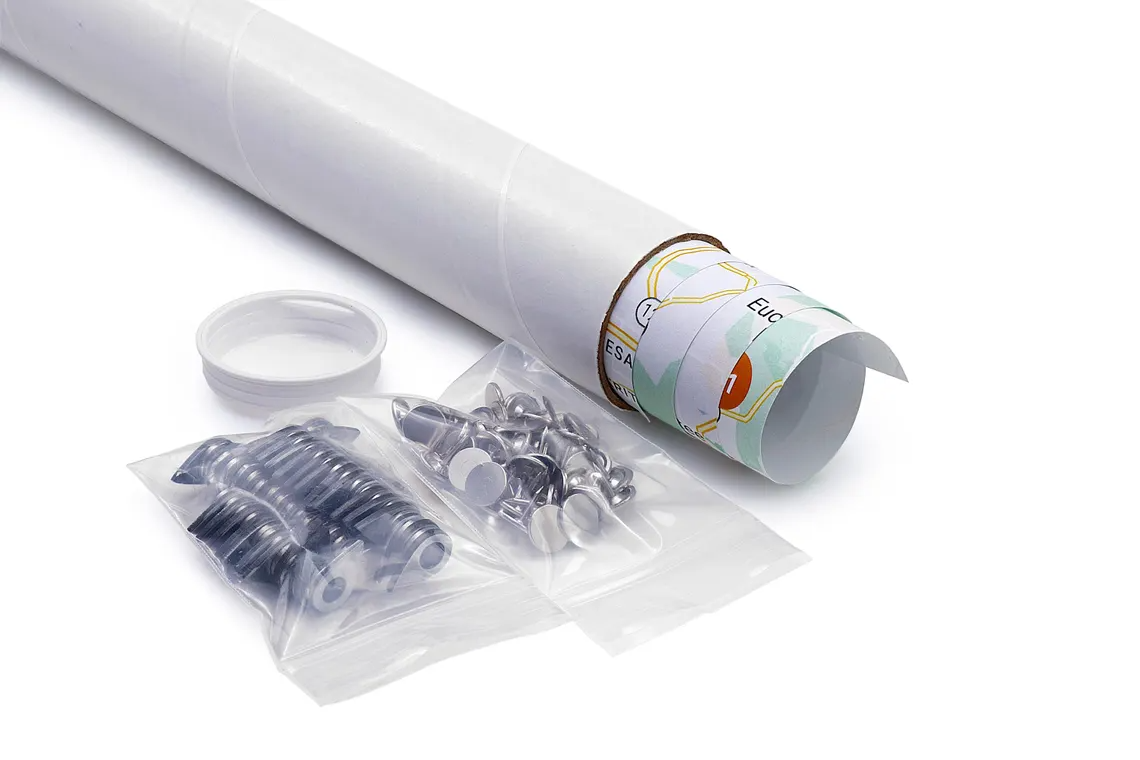 map in a package with accessories