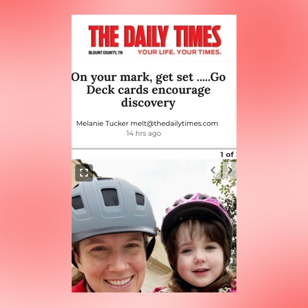 On your mark, get set .....GO Deck cards encourage discovery