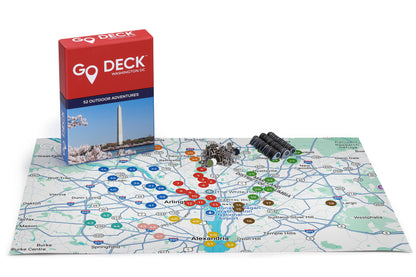 Go Deck map with a box on a white background